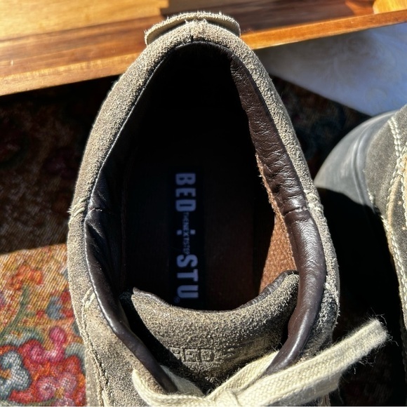 Men's BED | STU Suede Square Toe Lace Up Oxfords Shoes - NWOB | Size 44 - Picture 5 of 7